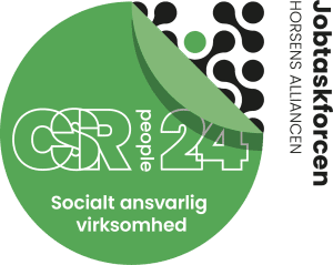 CSR-People mærket 2024 for Socialt Ansvarlig Virksomhed